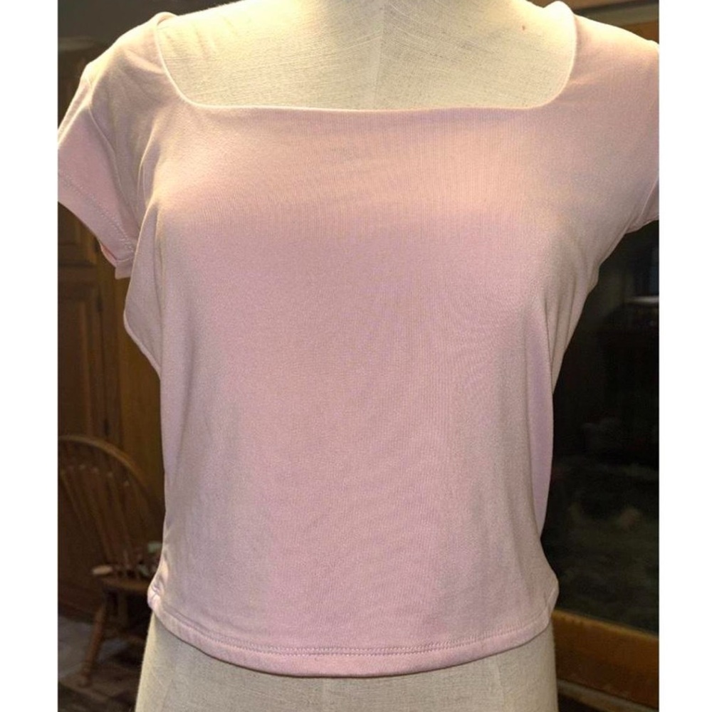 Harper Light Pink Crop Top